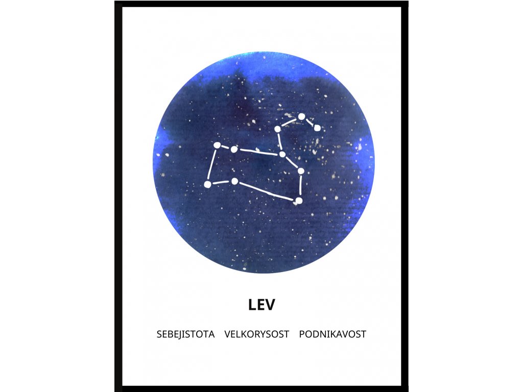 Plakát Znamení - Lev