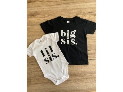Dětské tričko pro sourozence Big sis