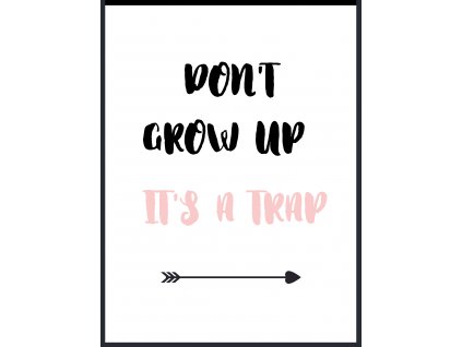 Plakát Don't grow up