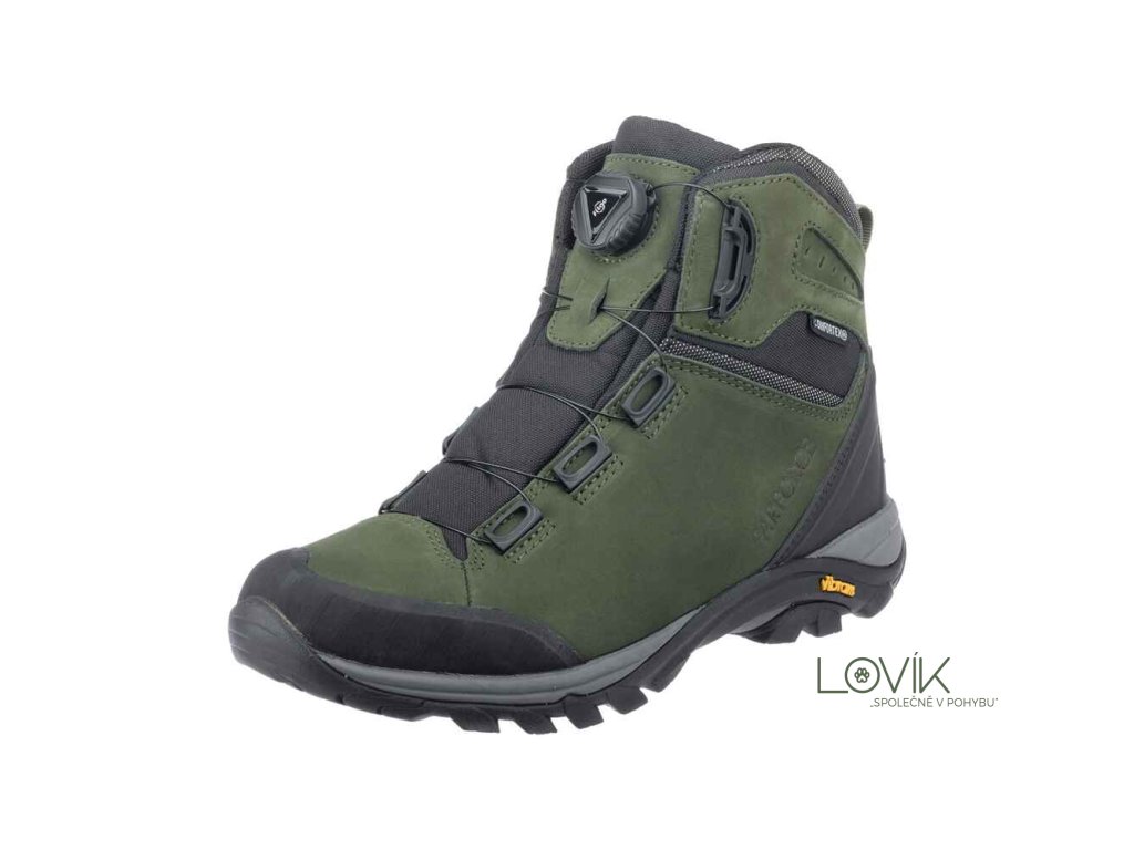 Kotníkové lovecké boty se systémem otočného zavírání6