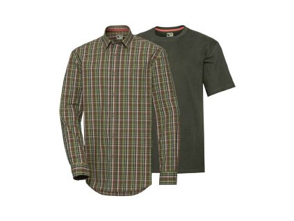 Wald & Forst Set Jagdhemd mit T Shirt2