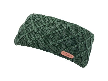 pletená čelenka s mřížkovým vzorem2