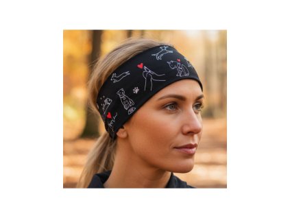 Funkčná čelenka Dogs