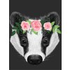Tričko Flowers Badger