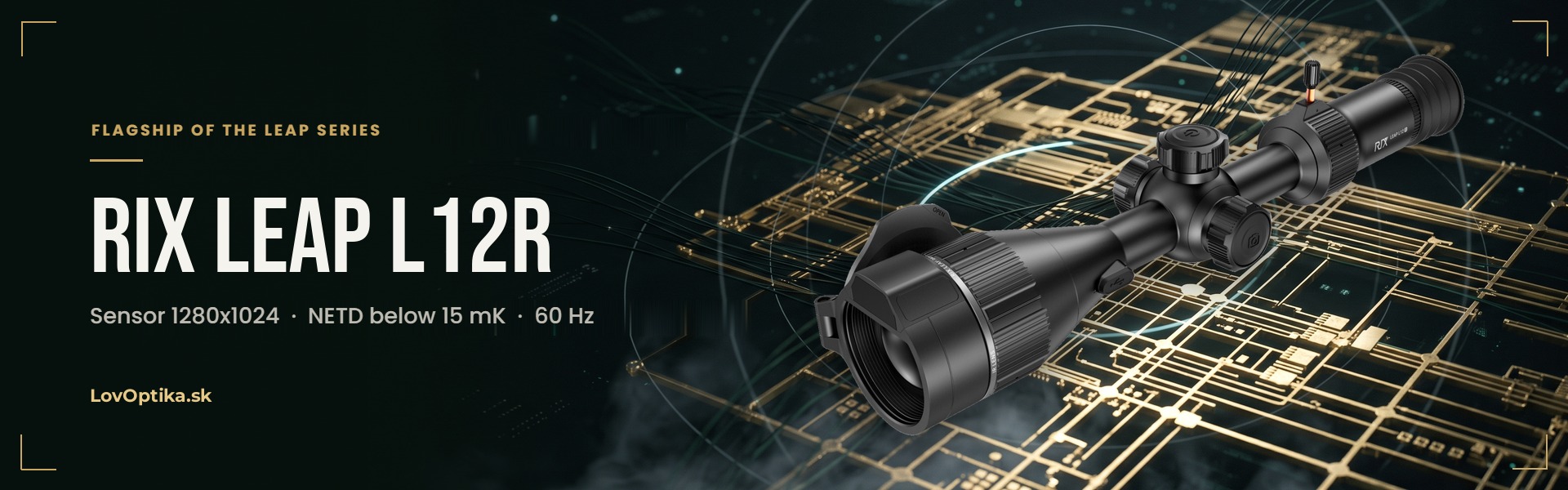 RIX LEAP L12R - 1280x1024 sensor, NETD below 15 mK