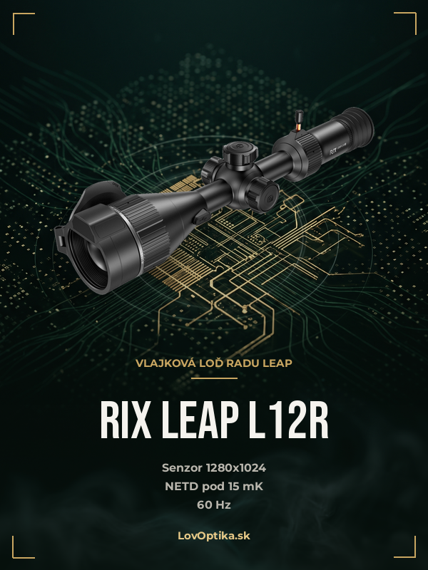 RIX LEAP L12R - senzor 1280x1024, NETD pod 15 mK