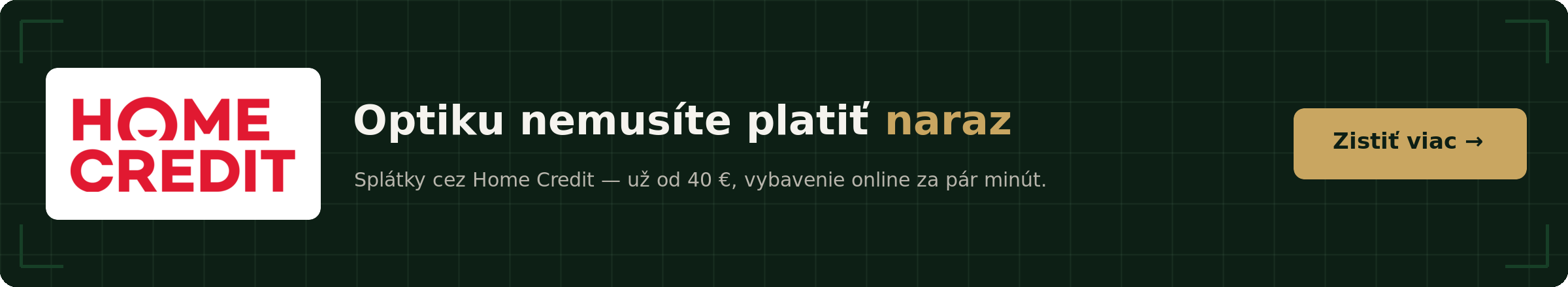 Nákup na splátky cez Home Credit