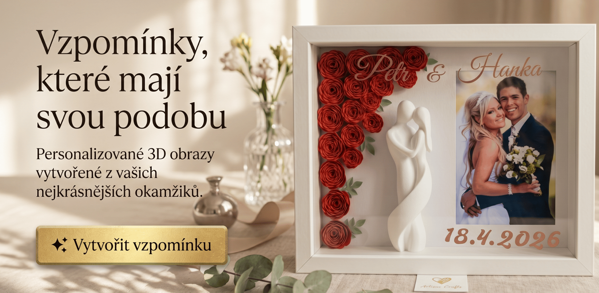 3d svatební obraz