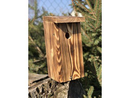 Budka pro sýkorky - opalovaná