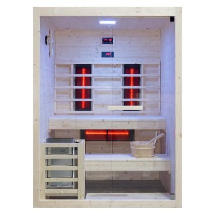 990 sauna prowell combi c1 hemlock redglass s rlt filtrem