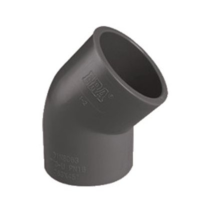 Koleno 45° lep/lep - průměr 32 mm
