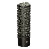 2372 aries black round ni2 sauna heater front