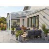 hliníková pergola LANITPLAST WALL 53 FSX bílá + čirý PC LG4319