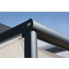 hliníková pergola SKYLUX CLIMALUX 5,0 x 3,0 m antracit + čirý PC LG2222