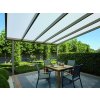 hliníková pergola SKYLUX CLIMALUX 6,0 x 3,0 m antracit + čirý PC LG2223
