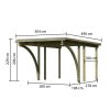 carport KARIBU BASIC 1 62027 LG1899