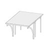 carport KARIBU BASIC 1C 62027 LG1899