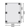 carport KARIBU CLASSIC 1A 61584 LG3307