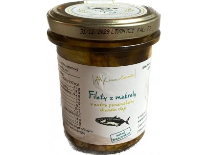 Makrela v extra panenském olivovém oleji, 195g