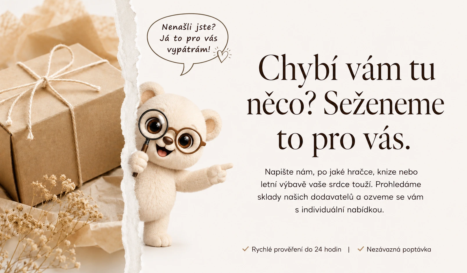 Poptávka produktů a značkových hraček pro děti na e-shopu LOZEA.cz