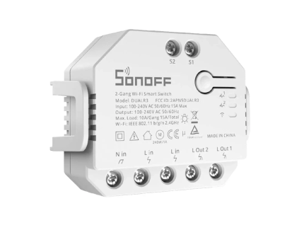 Smart switch WiFi Sonoff Dual R3
