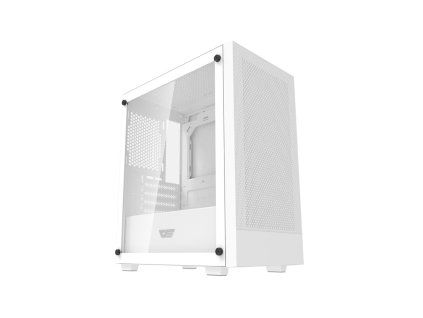 DarkFlash M305 Počítačová skříň bez ventilátorů bílá
