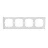 Frame for M5 80 smart wall switch 4-way quadruple SONOFF M5-4C-80-FW (white)