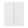 Smart wall switch SONOFF M5-2C-80W Matter (2-channel, to frame)