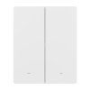 Smart wall switch SONOFF M5-2C-80W Matter (2-channel, to frame)
