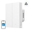 Smart wall switch SONOFF M5-2C-80W Matter (2-channel, to frame)