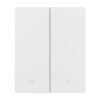 Smart wall switch SONOFF M5-2C-80W Matter (2-channel, to frame)