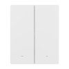 Smart wall switch SONOFF M5-2C-80W Matter (2-channel, to frame)