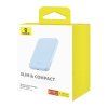 Magnetická mini powerbanka Baseus 5000mAh, USB-C 20W (modrá)