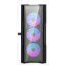 DarkFlash DK431 Skleněná počítačová skříň + 4 ventilátory černá