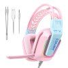 ONIKUMA X13 Herní sluchátka růžová