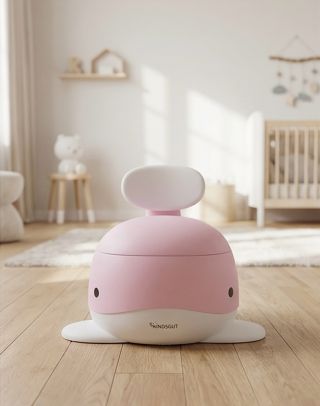 Kdo říkal, že nočník nemůže být stylový? Tento růžový velrybí parťák je prostě top! Máte doma taky malého mořeplavce?...