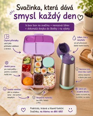 Svačiny jsou u nás věčné téma. Vyzkoušeli jsme snad všechny možné krabičky… kromě téhle. Když ale přišla synovi do ruky,...