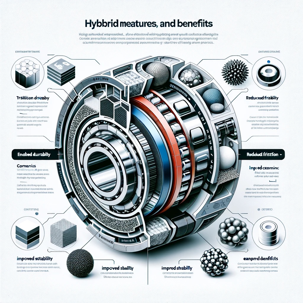 Hybridní modely ložisek: Symbióza tradičních a inovativních materiálů