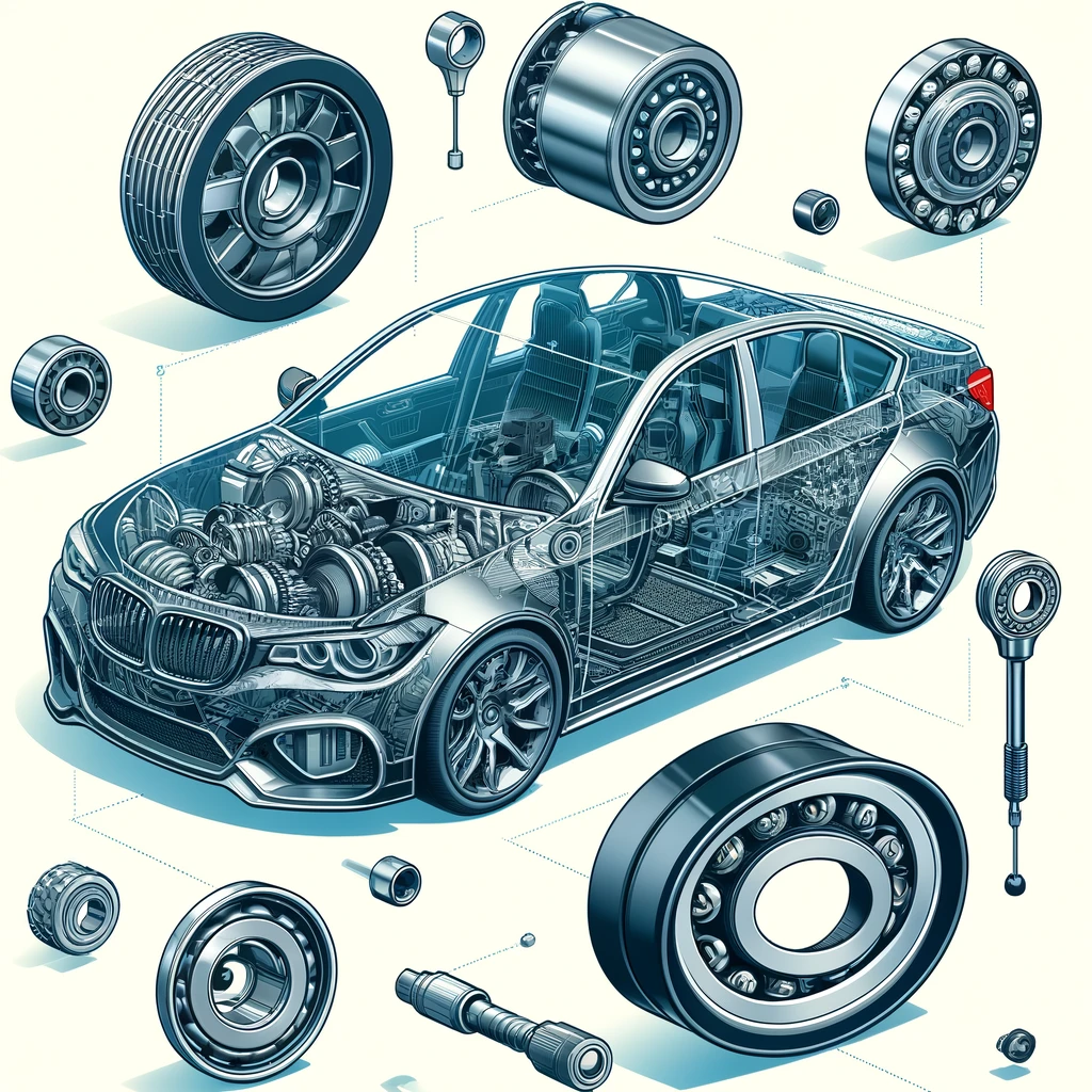 Trendy v používání ložisek v automobilovém průmyslu v roce 2024