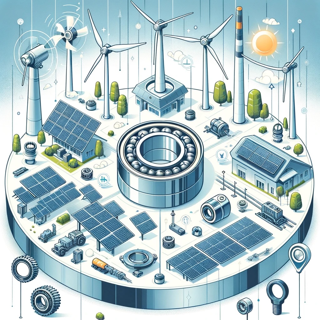 Role ložisek v obnovitelných zdrojích energie