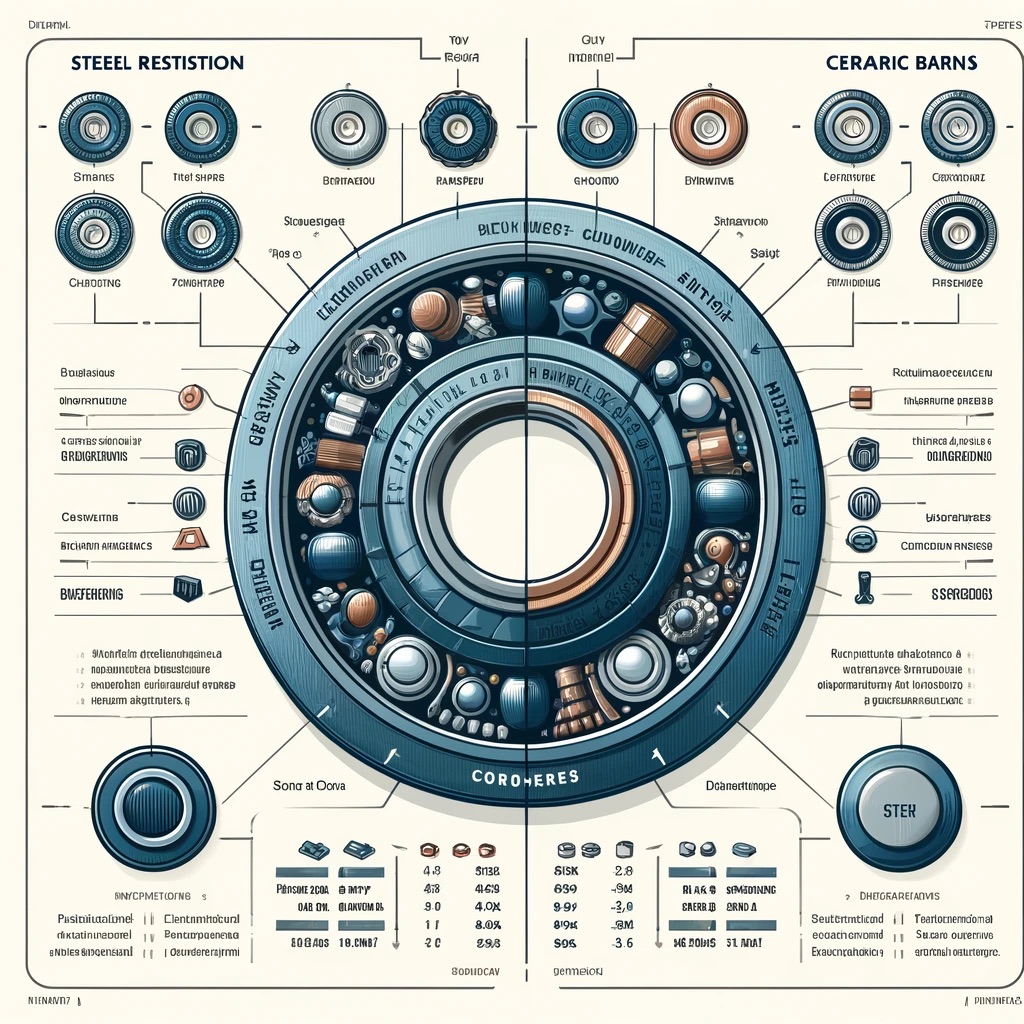 Comparison of Bearing Materials: Steel vs. Ceramic
