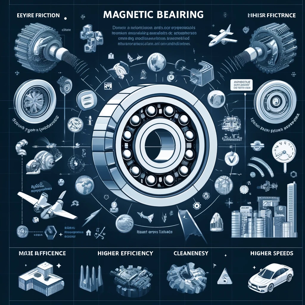 Magnetická ložiska: Bezdotyková technologie budoucnosti