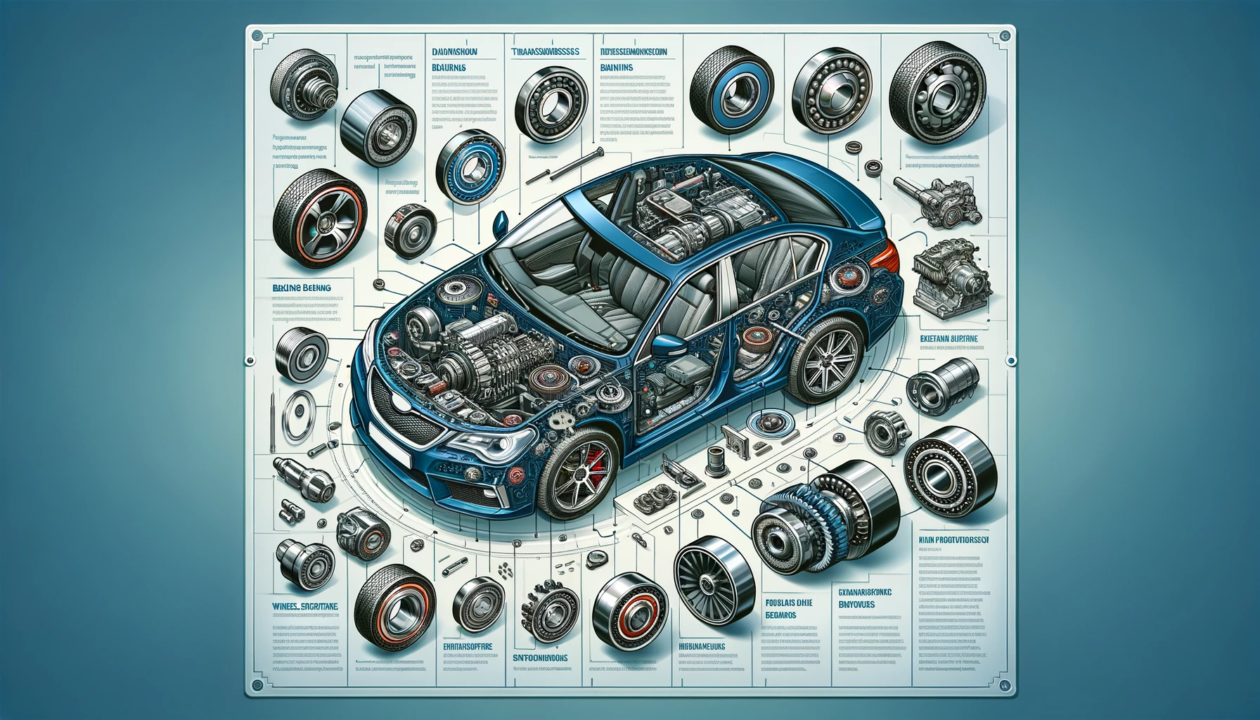 Automobilový průmysl a využití ložisek: Klíčová role ve vozidlech