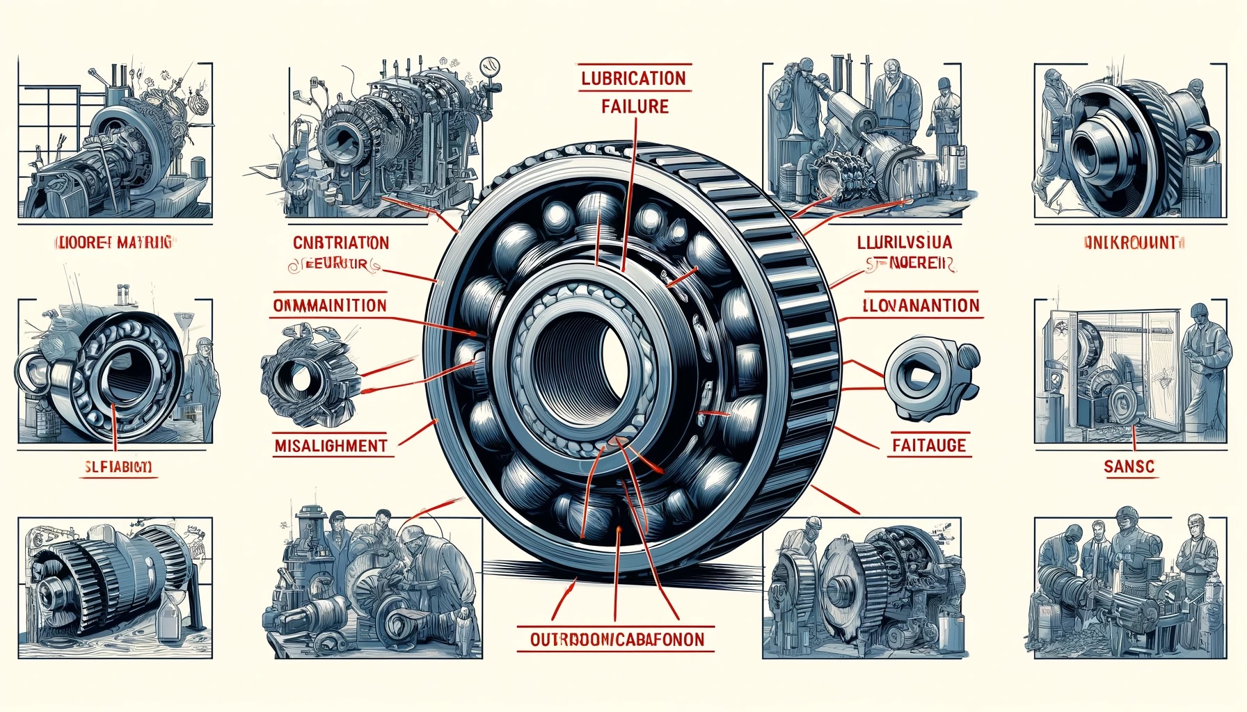 How to Diagnose and Fix Common Bearing Failures in Industrial Equipment