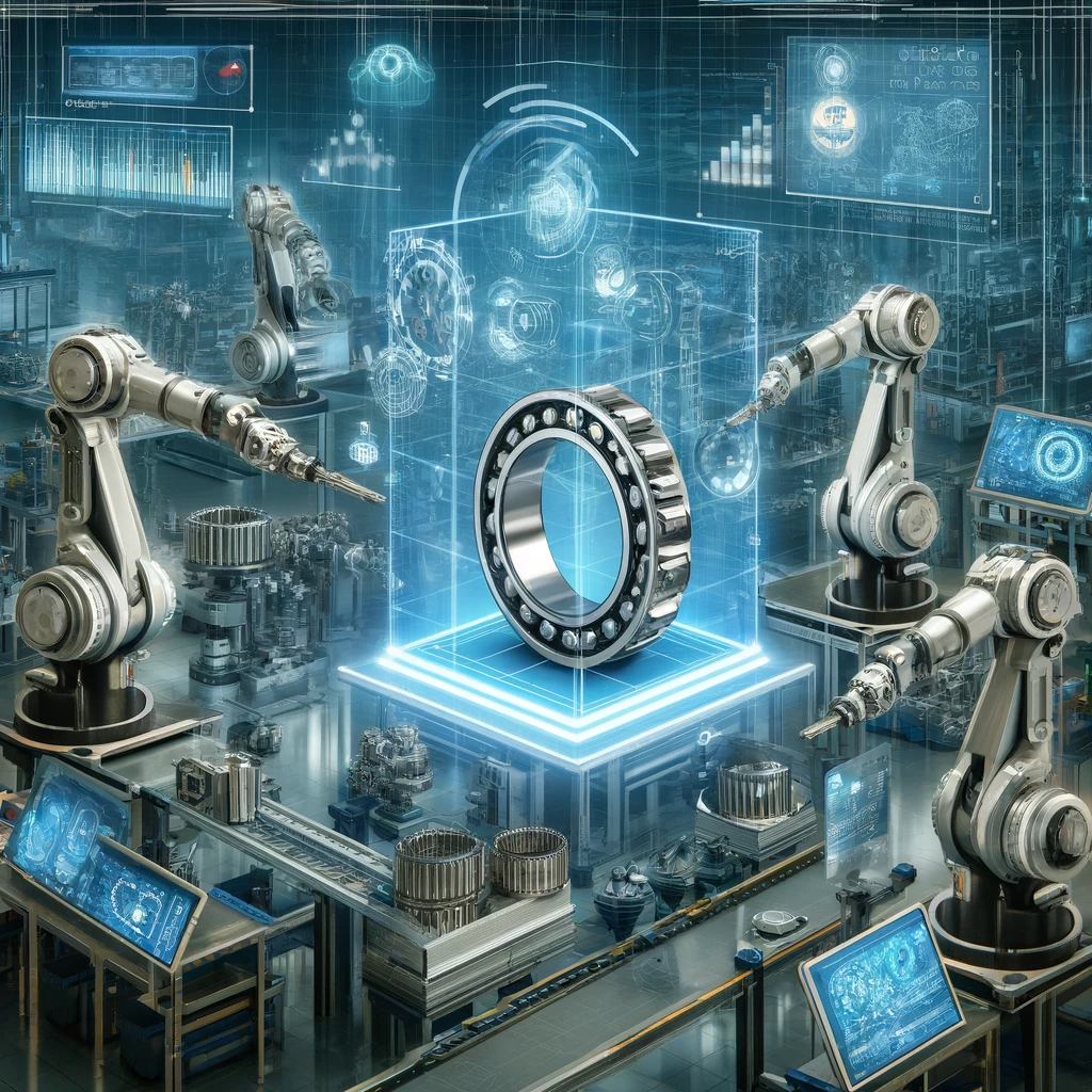 Jak digitální technologie transformují průmysl ložisek
