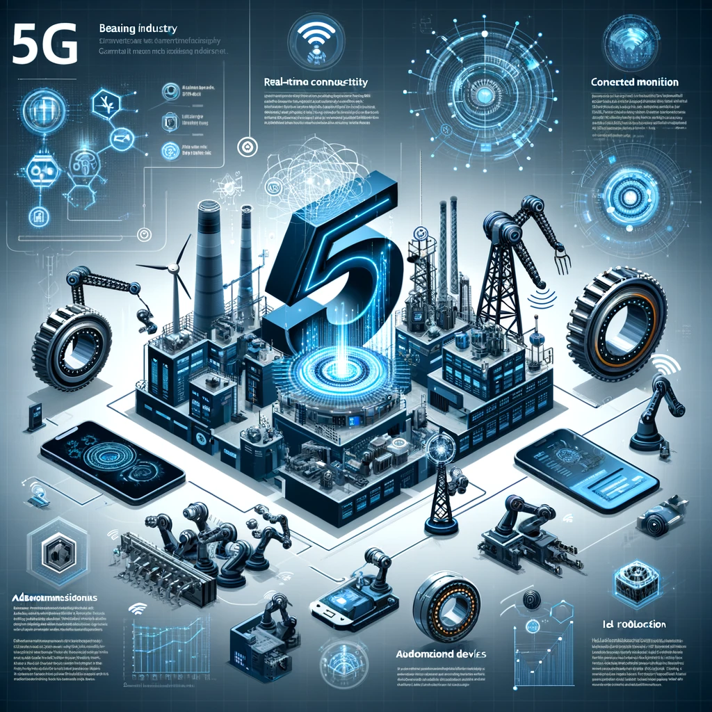 Budoucnost je zde: Jak 5G transformuje průmysl ložisek