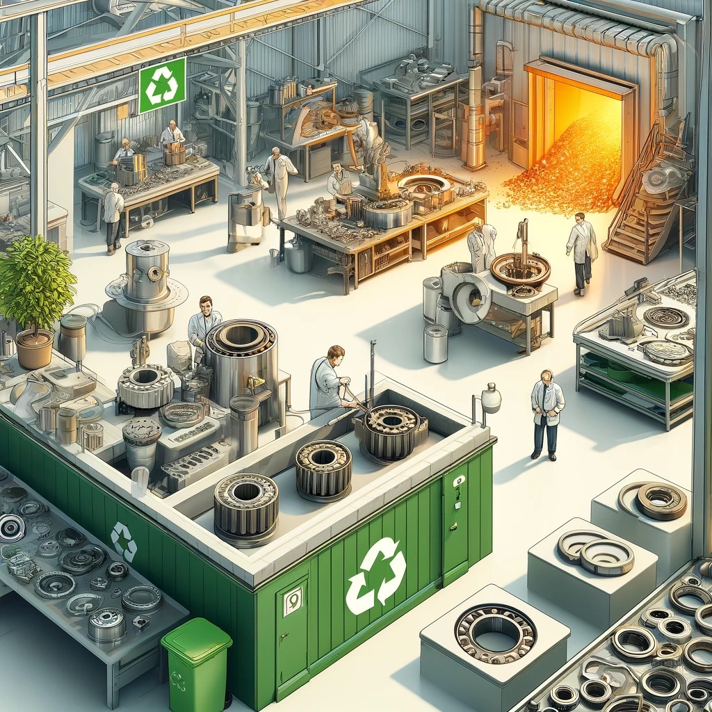 Recyklace a obnova ložisek: Krok k udržitelnější výrobě