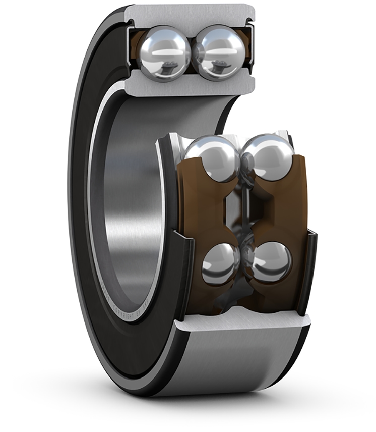 Ložiska s kosoúhlým stykem