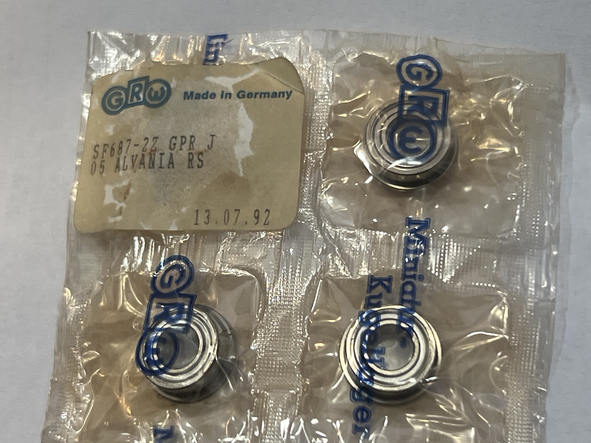 Ležaj - SF687 2Z GPRJ GRW