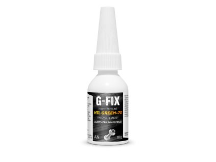 Lepidlo pro zajištění šroubových spojů HTL GREEN - 70 - vysoká pevnost- G-FIX (Balení 50 ml)